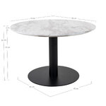 Coffee table (bolzano) ø70x45cm