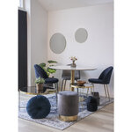 Marble imitation dining table (bolzano) ø110x75cm