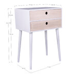 White nightstand (rimini)