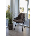 Gray sheepskin (lambskin) 50x85 cm