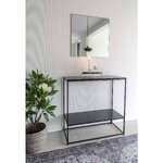 Mirror with steel frame (jersey) 60x60cm