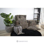 Set of rattan storage chests (depok)