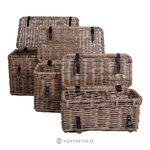 Set of rattan storage chests (depok)