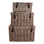 Set of rattan storage chests (depok)