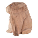 Suar wood bulldog figurine h=10cm (kelso bulldog)