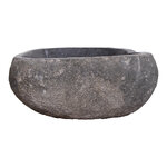 Organically shaped river stone sink (Danube)