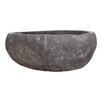 Organically shaped river stone sink (Danube)