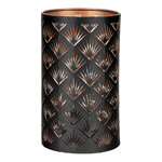 Black metal lace led lanterns with copper content 4 different styles/60pcs in a set (nata)