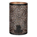 Black metal lace led lanterns with copper content 4 different styles/60pcs in a set (nata)