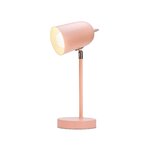 Rozā galda lampa īsta pērle Rozā (Pauleen)