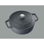 Black cast iron pot etienne (sabatier) intact
