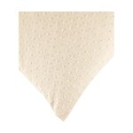 Vaalean beige puuvillainen vuodevaatteet setti 2-osainen (aloidi) kokonaisena