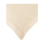 Vaalean beige puuvillainen vuodevaatteet setti 2-osainen (aloidi) kokonaisena