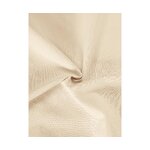 Vaalean beige puuvillainen vuodevaatteet setti 2-osainen (aloidi) kokonaisena