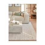 Ivory viscose carpet (jane) 200x300 with a beauty flaw