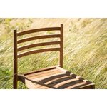 Masyvaus medžio sodo kėdė theodor (įmonės dizainas) su grožio defektu