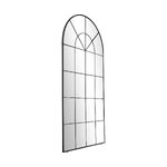 Dizaino sieninis veidrodis (clarita) 90x180 su metaliniu rėmu