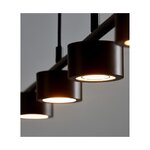 Melns LED kulons clyde (nordlux)