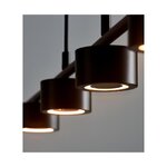 Melns LED kulons clyde (nordlux)