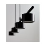 Melns LED kulons clyde (nordlux)