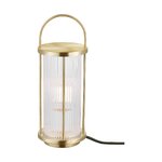 Zelta LED dizaina galda lampa linton (nordlux)
