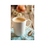 6 baltų kavos puodelių rinkinys basic white (villeroy &amp; boch)