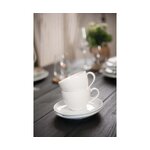 6 baltu kafijas tasīšu komplekts basic white (villeroy &amp; boch)