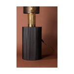 Black round design coffee table lenox (venture design)