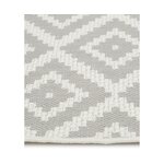 Gray-white patterned carpet (Miami) 80x150