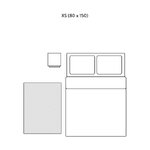 Gray-white patterned carpet (Miami) 80x150