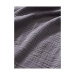 Tamsiai pilkas medvilninis pagalvės užvalkalas (odilas) 40x80