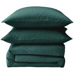 Žalias medvilninis antklodės krepšys (biba) 135x200