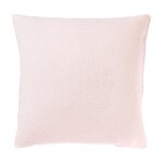 Šviesiai rožinis lininis pagalvės užvalkalas (erdvus) 80x80