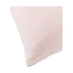 Šviesiai rožinis lininis pagalvės užvalkalas (erdvus) 80x80