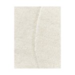 Šviesiai smėlio spalvos ovalus vilnos kilimas (kadey) 120x180