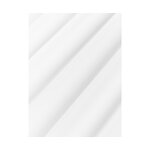 Balta kokvilnas spilvendrāna ar melnu apmali (daria) 40x80