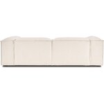 Light beige corner 2-part modular sofa (Lennon) 238cm with blemishes.