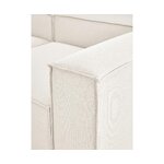 Light beige corner 2-part modular sofa (Lennon) 238cm with blemishes.