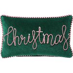 Žalias aksominis dekoratyvinis pagalvės užvalkalas 2 vnt (jolly) 30x50