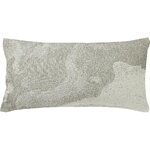 Gray patterned cotton pillowcase (marcella) 40x80