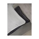 Šviesiai pilkas aksominis pagalvės užvalkalas (dana) 40x40