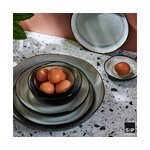 Black snack bowl set 6 pcs lunar (aerts)