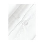 Balta kokvilnas spilvendrāna ar melnu apmali (carlotta) 40x80