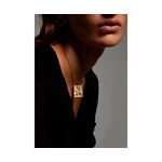 Gold-plated necklace (the sun)