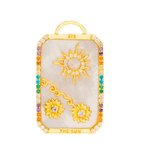 Gold-plated necklace (the sun)