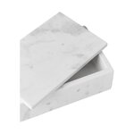 Gaiša marmora rotaslietu kastīte (venēcija) ar kosmētiskiem defektiem.