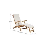 Teak lounger arrecife (house nordic)