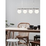Silver pendant light quattro (markslöjd)