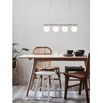Silver pendant light quattro (markslöjd)