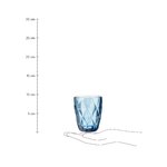 Geriamojo stiklo rinkinys 6 vnt deimantas (rožė ir tulpani